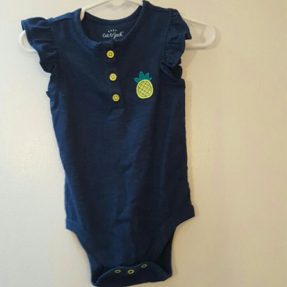 Girls Denim looking onsie